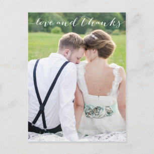 LOVE AND THANKS YOU POSTCARD