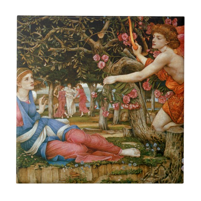 Love and the Maiden Tile (Front)