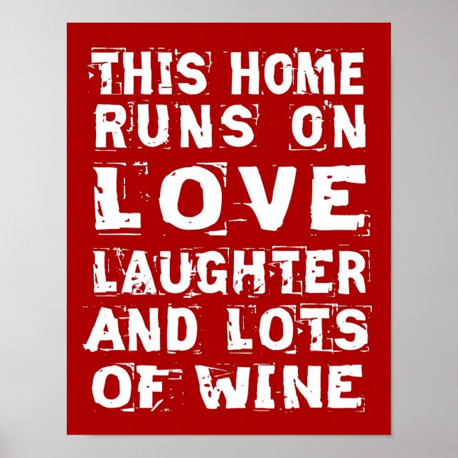 Love and Wine Poster (Front)