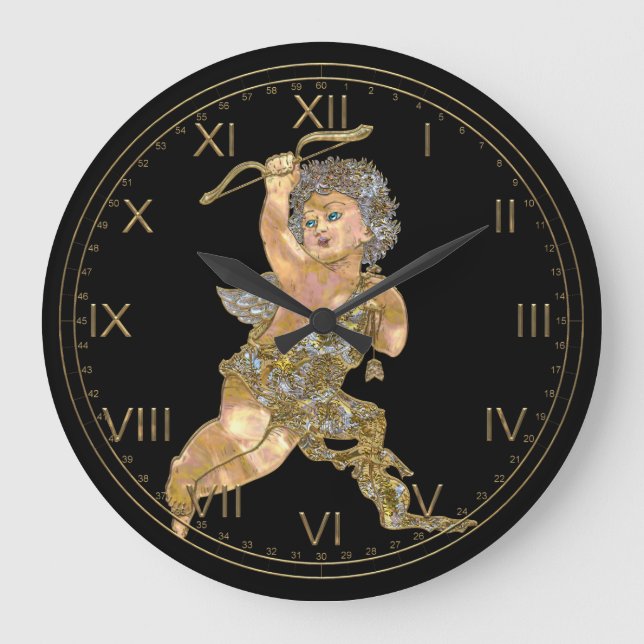 Love Angel Large Clock (Front)
