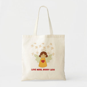 Love angel tote bag