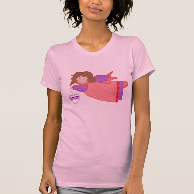 Love Angel Vector Art by ©Dollface766 T-Shirt (Front)