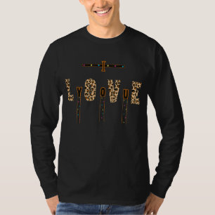 Love Animal Wild Print Cheetah Tiger Leopard Lion T-Shirt