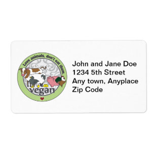 Love Animals Dont Eat Them Vegan