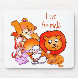 Love Animals Mousepad