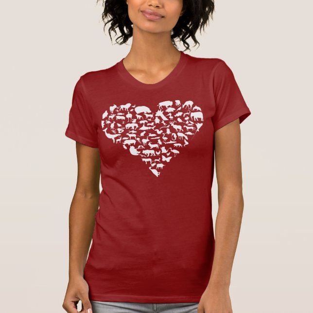 Love Animals T-Shirt (Front)