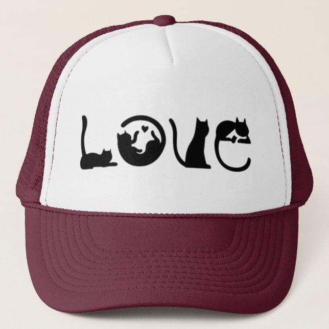 Love Animals Trucker Hat (Front)