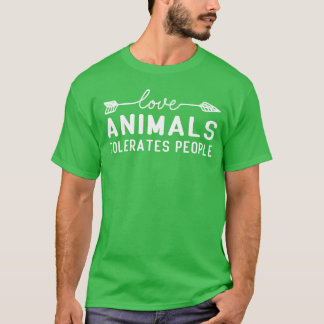 LOVE ANIMALSOMERATES PEOPLE LOVE ANIMAL retro T-Shirt