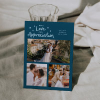 Love Appreciation Wedding Multi Photo Teal