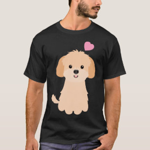 Love Apricot Shih Poo Shihpoo Shih Tzu Poodle Mix T-Shirt