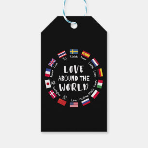 Love Around the World Languages Gift Tags