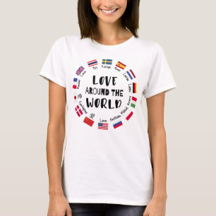 Love Around the World Languages  T-Shirt