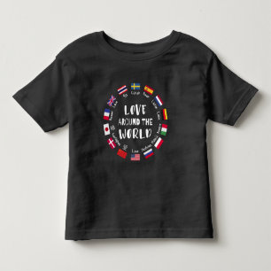 Love Around the World Languages Toddler T-Shirt