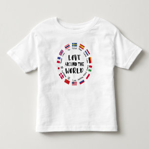 Love Around the World Languages Toddler T-Shirt