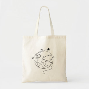 🌍 Love Around the World ✈️ Tote Bag