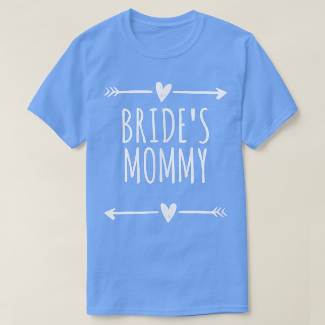 Love Arrows Hearts Funny Bride's Mummy  T-Shirt (Design Front)
