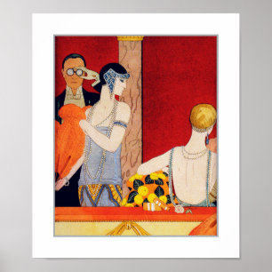 Love. Art Deco Art Poster