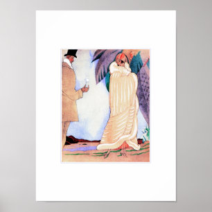 Love. Art Deco Art Poster