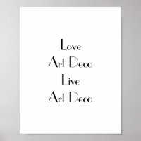 Love Art Deco Typography