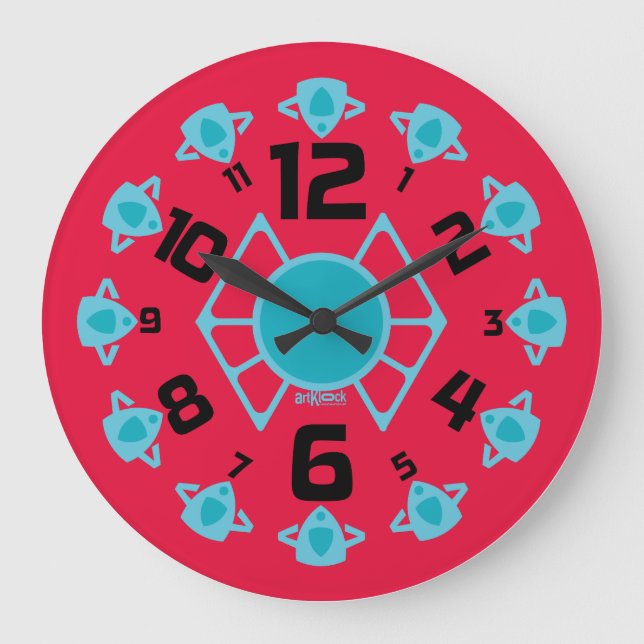 LOVE ART KLOCK CASSEROLA STYLE BY MASANSER LARGE CLOCK (Front)