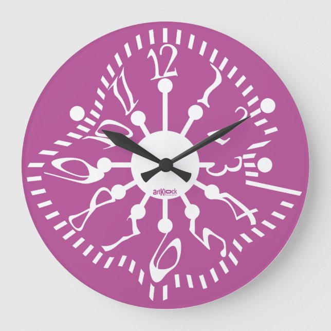 LOVE ART KLOCK DEFORMED DAKILIANO BY MASANSER LARGE CLOCK (Front)