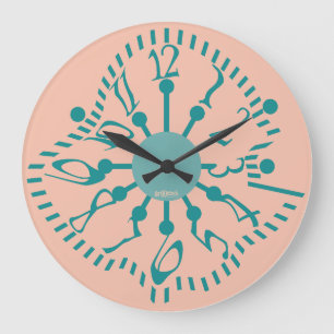 LOVE ART KLOCK DEFORMED DAKILIANO BY MASANSER LARGE CLOCK