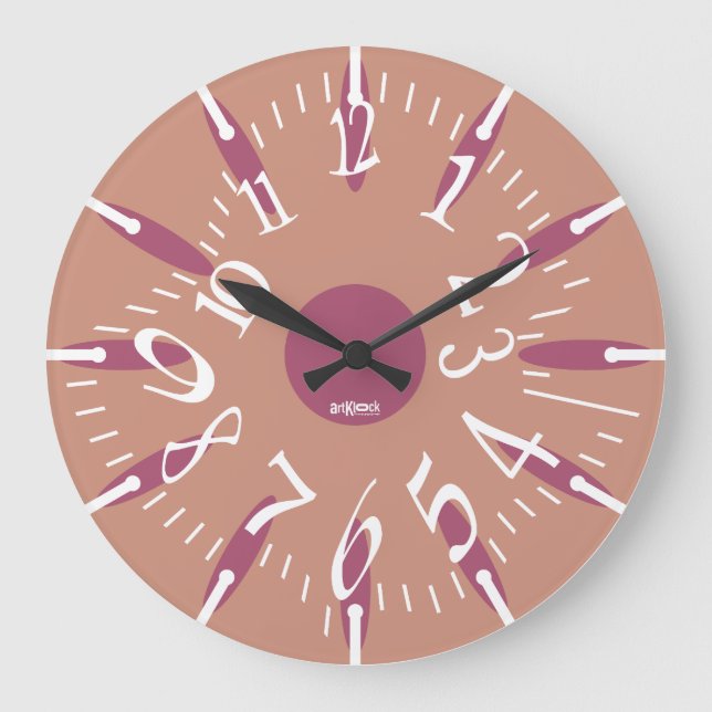 LOVE ART KLOCK DEFORMED DAKILIANO BY MASANSER LARGE CLOCK (Front)