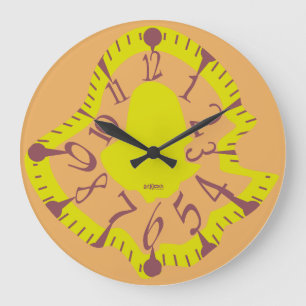 LOVE ART KLOCK DEFORMED DAKILIANO BY MASANSER LARGE CLOCK