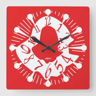 LOVE ART KLOCK DEFORMED DAKILIANO BY MASANSER SQUARE WALL CLOCK