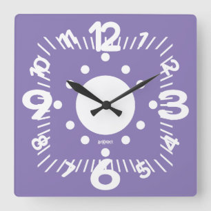 LOVE ART KLOCK SQUARE ON SQUARE BY MASANSER WALL CLOCK