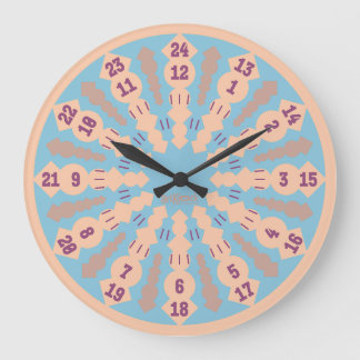 LOVE ART KLOCK TWENTY FOUR/TWELVE BY MASANSER LARGE CLOCK