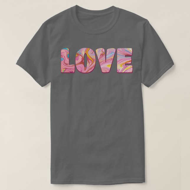 Love artistic Typography T-Shirt (Design Front)