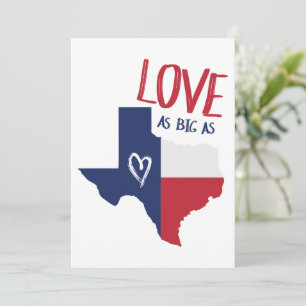 Love As Big As Texas Holiday Card
