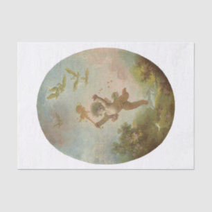Love As Folly by Jean-Honore Fragonard Tissue Paper