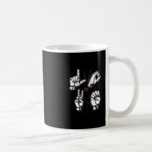 Love Asl Sign Language Valentines Day 2021 Gift Fo Coffee Mug