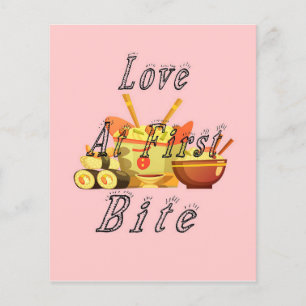Love at first bite Cooking hobby Flyer