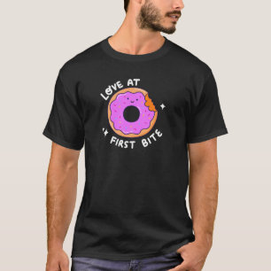 Love at first bite - cute doughnut T-Shirt