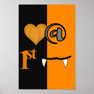 Love At First Bite Halloween Poster