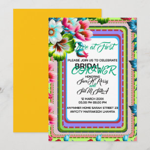 Love at First Bridal Shower Invitation