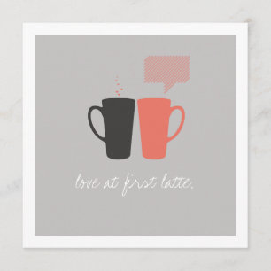 "Love at First Latte"  Shower Invite