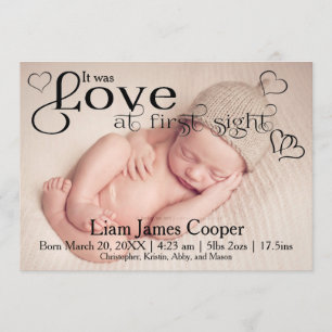 Love at First Sight - Baby Announcement