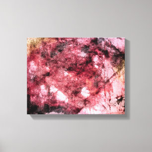 Love at First Sight Modern Abstract Design Canvas Print
