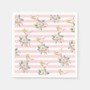 Love at First Sip Bright Cocktail Bridal Shower Napkin