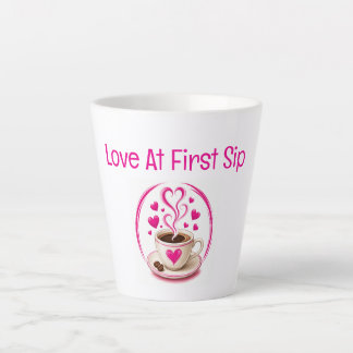 Love at First Sip Coffee Lover Latte Mug