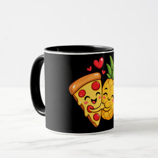 Love at First Slice - Pizza Meets Pineapple Mug