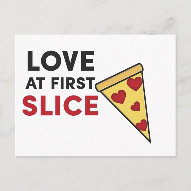 Love at First Slice Postcard (Front)