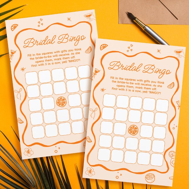 Love at First Spritz Bridal Shower Bingo Game  (Creator Uploaded)