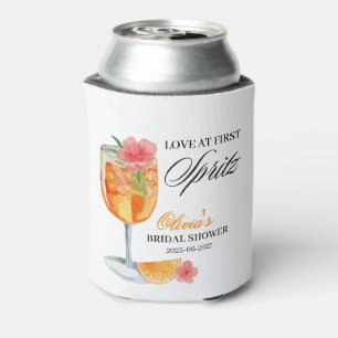 Love at First Spritz Bridal Shower Can Cooler