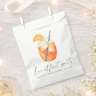 Love at first spritz Bridal shower Favour Bags