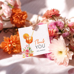 Love at First Spritz Bridal Shower Favour Tags